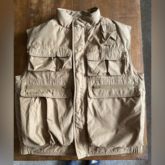 Vintage Cabelas Hunting Vest down game pocket L - Picture 1 of 4
